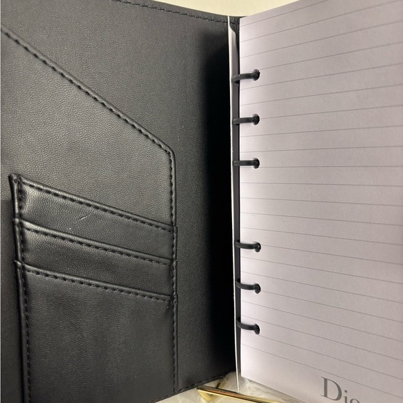 Dior Notebook Cover Heart Card Holder w/ Note VIP Novelty Limited Genuine, NWOT - Picture 5 of 7